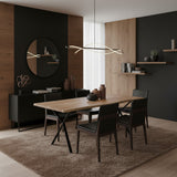 Acacia Wood Dining Table | 6 Seater, Live Edge