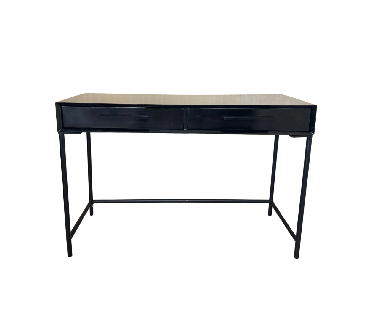 2 Drawer Console-Desk | Black