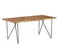 Load image into Gallery viewer, Acacia Wood Dining Table Spike Leg | 6 Seater, Live Edge
