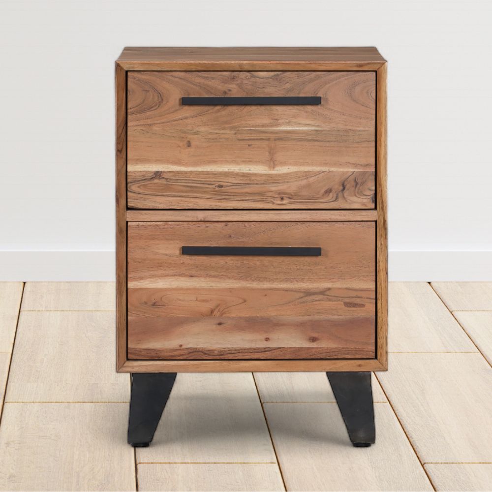 Bedside Pedestal | 2 Drawers 45x40x63cm