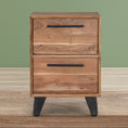 Load image into Gallery viewer, Bedside Pedestal | 2 Drawers 45x40x63cm
