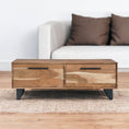 Load image into Gallery viewer, 2 Drawer Coffee Table | Acacia Wood 120x70x45cm
