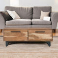 Load image into Gallery viewer, 2 Drawer Coffee Table | Acacia Wood 120x70x45cm
