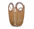 Load image into Gallery viewer, Bali Wooden Beaded Light | Large, Natural Ball Rattan
