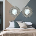 Load image into Gallery viewer, Trento Round Mirror | Silver Antique
