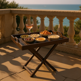Butler Tray, Wooden | Dark Brown