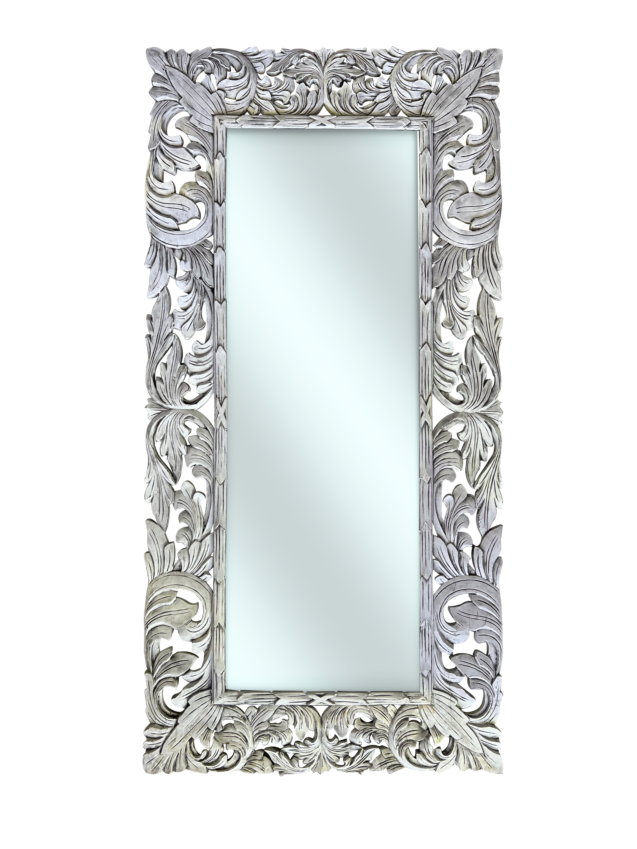 Renaissance 2m Mirror | White Wash
