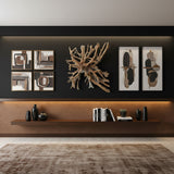 Tree Root Wall Hanging | Decor Flower Round Teak 1.8m