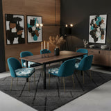 Mod Dining Chairs | Teal & Ocean Blue