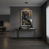 WOODEN CAT WITH NECKLACE SMALL | WHITE