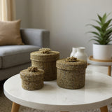 BEAD JEWELRY BOX SET OF 3