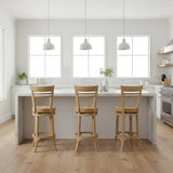 Swivel Bar Chair | Natural 115x42x42