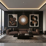 Natural frame Wall Hanging | Beaded, Woven