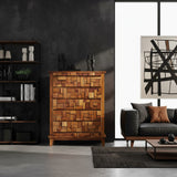 Block Chest of Drawers | Natural 120x91x43