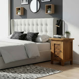 Wooden Bed Side 1 Door WW | Teak