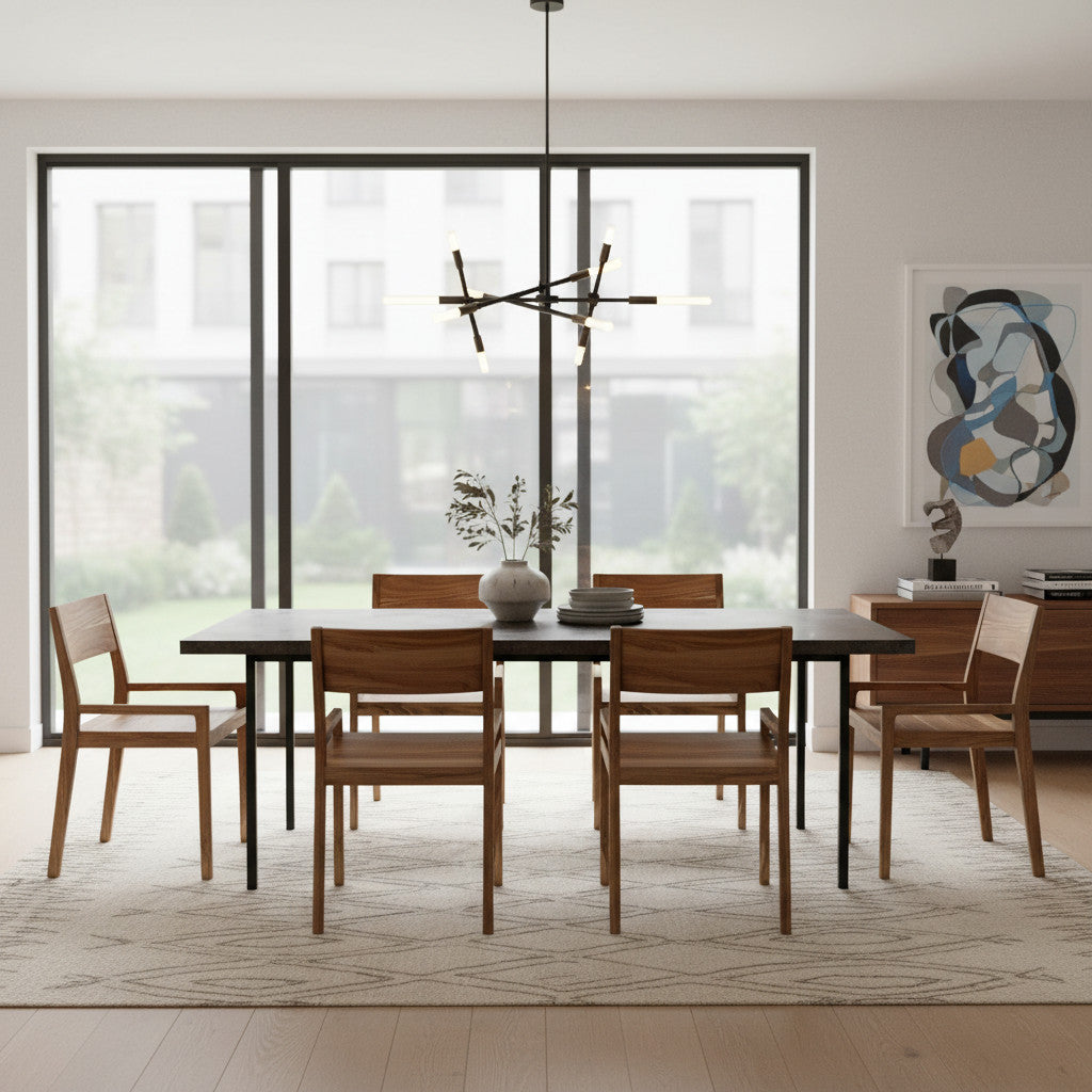 Natural Wood Grain Dining Chair | Acacia