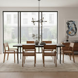 Natural Wood Grain Dining Chair | Acacia