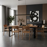 Natural Wood Grain Dining Chair | Acacia