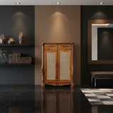 Shoe Rack, Rattan | Natural 121x43x91cm