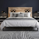 BED SILANG SUPER QUEEN | NATURAL HEADBOARD