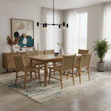 Rattan Weave Dining Chair | Natural