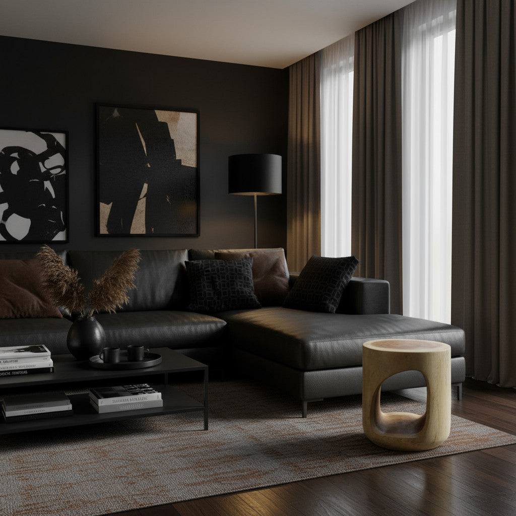 STOOL WITH HOLE 35X35X45