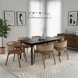 Kursi Cleopatra Dining Chair | Marula Leather