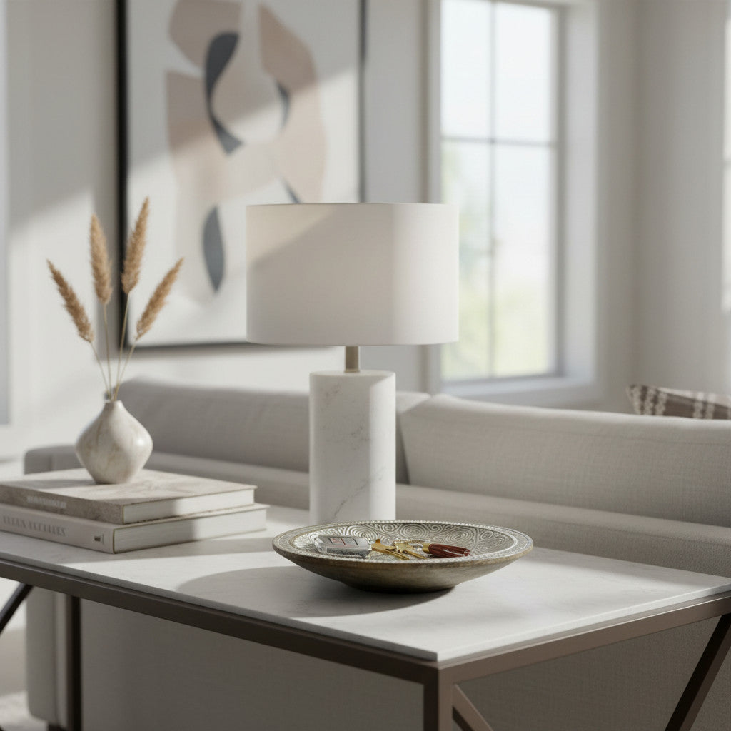 Carved Decorative Plate | Natural, 50cm