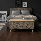 BOX FOR CHEST | GREY WASH 120cm