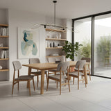 Kursi Kacang Dining Chair | Upholstered Fired Earth