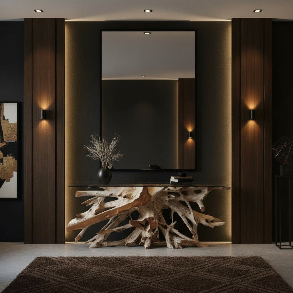 Console Table Tree Root | Natural 1.8m