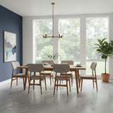 Kursi Kacang Dining Chair | Upholstered Fired Earth