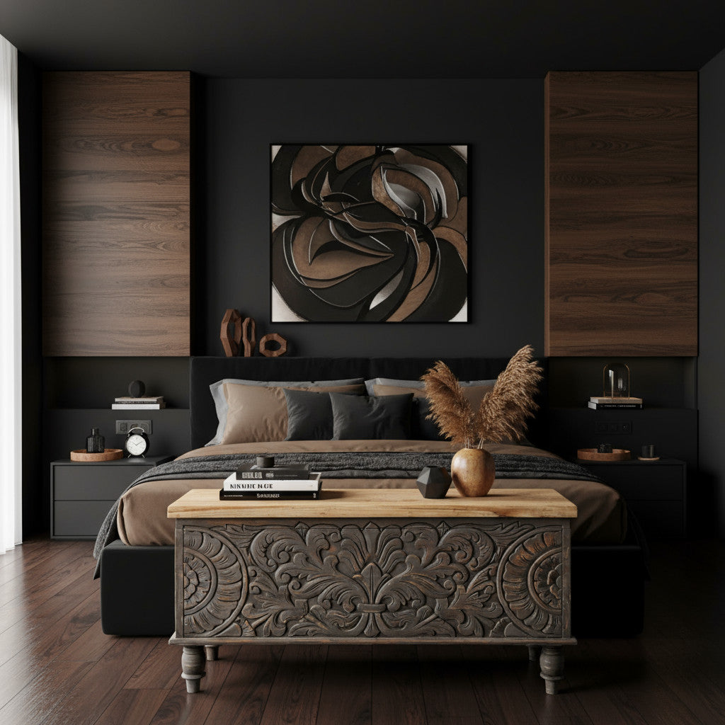 BOX FOR CHEST | GREY WASH 120cm