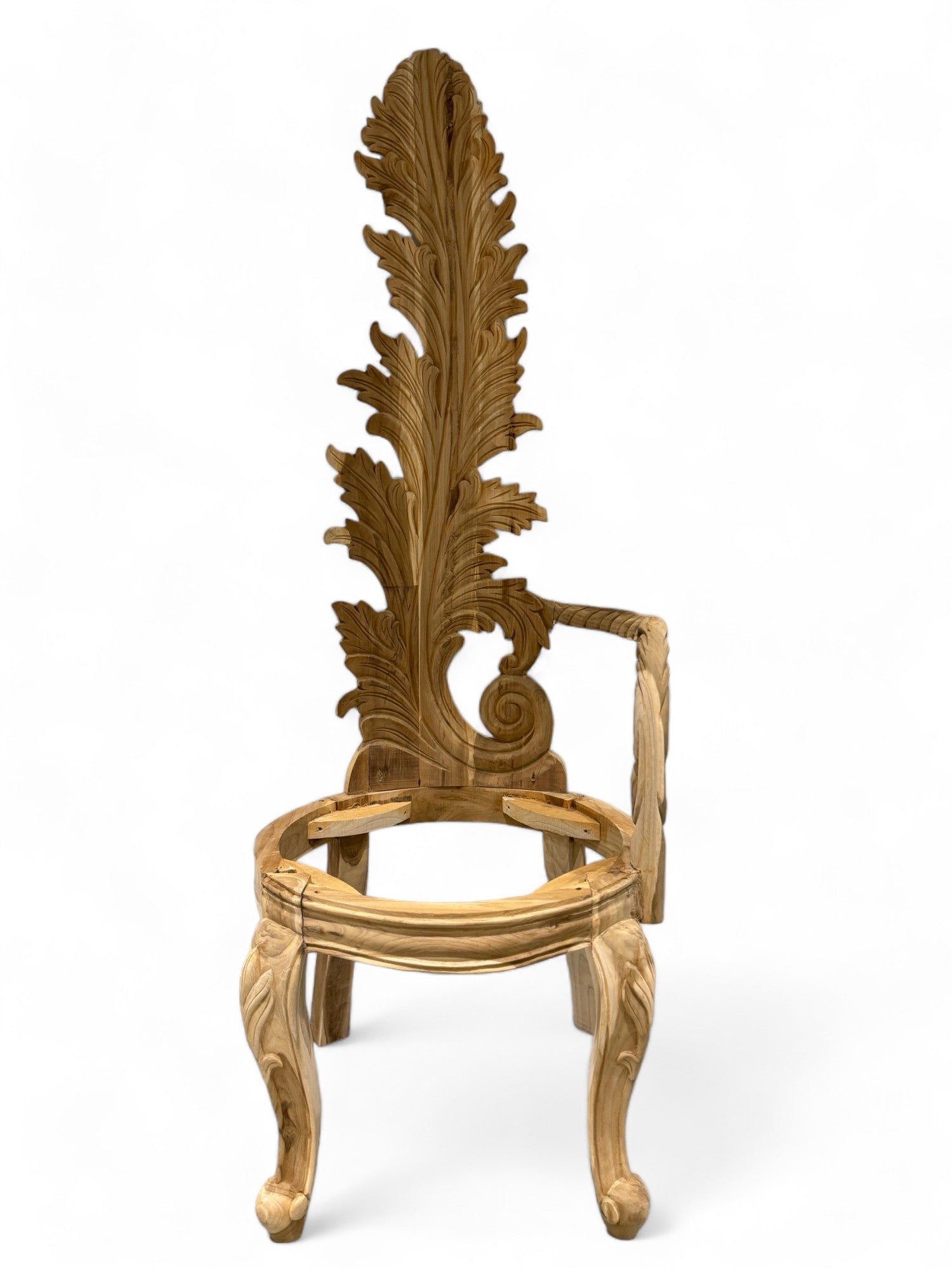 Leaf Chair Arm LH Side | Occasional Chair Wooden Frame