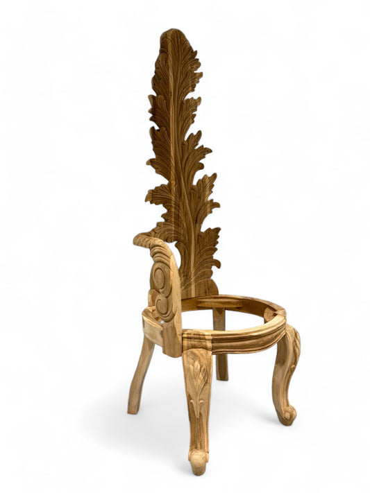 Leaf Chair Arm RH Side | Occasional Chair Wooden Frame