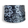 Load image into Gallery viewer, Lampshade | Silver & Black Floral
