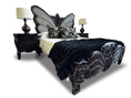 Load image into Gallery viewer, Butterfly Wooden Full Bed | Chinchilla Ebony
