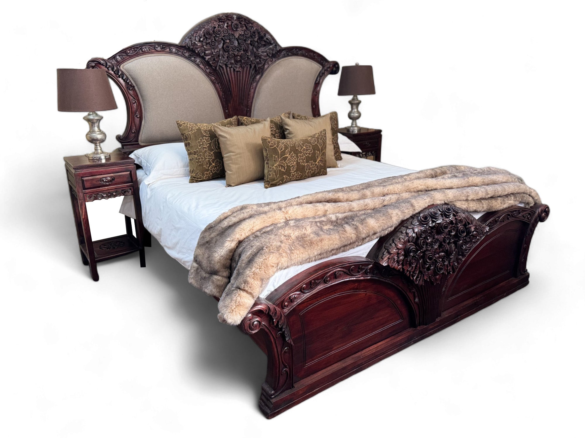 BED MAWAR BIRCH | KING EXTRA LENGTH