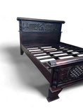 Load image into Gallery viewer, Peluru Queen Wooden Full Bed | Ebony
