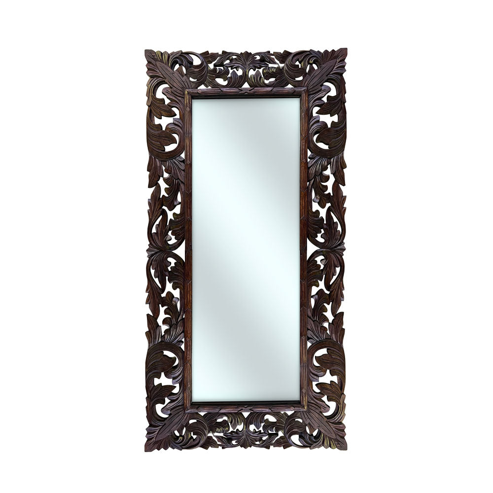 Renaissance 2m Mirror | Dark Brown